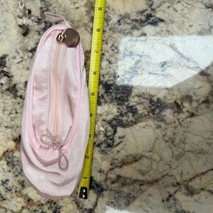 Ballet slipper makeup bag